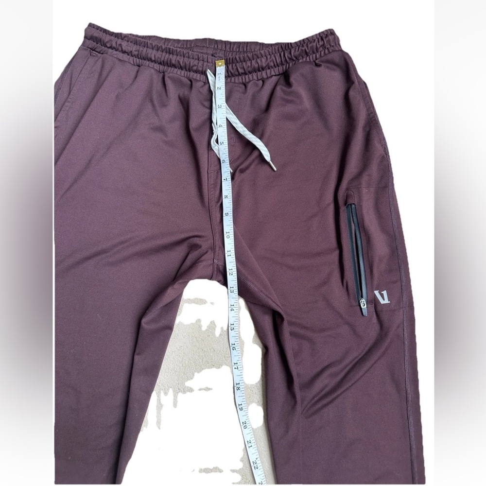 Vuori Performance Sweatpants Mens S RedActivewear Drawstring Zipper Joggers - Picture 4 of 10
